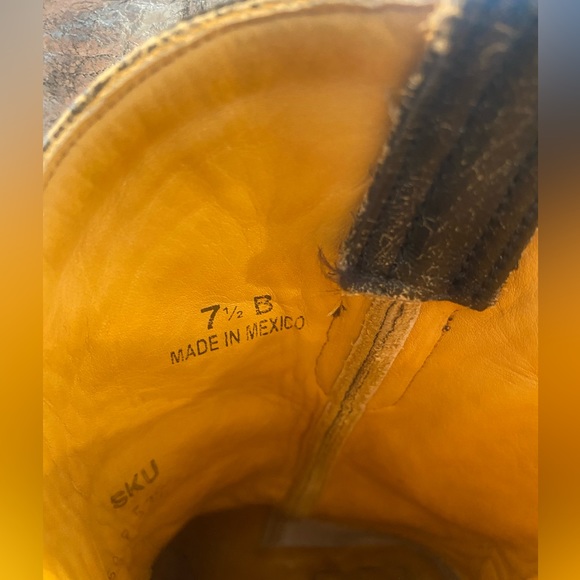 Old Gringo Silver Distressed Cowboy Boots!!! - Picture 4 of 10